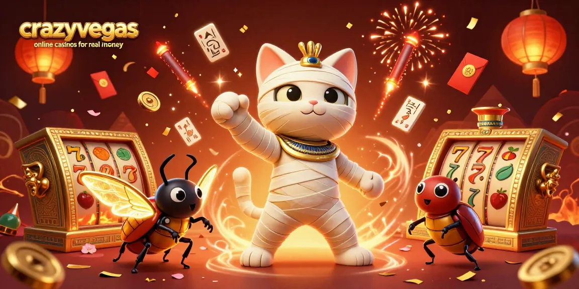 Experience the excitement of crazyvegas online casinos for real money with vibrant gaming elements and characters